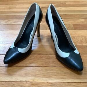 Banana Republic Black/Cream Heels